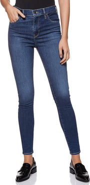 Womens 720 High Rise Super Skinny Jeans - 113 Dark Indigo - Worn In