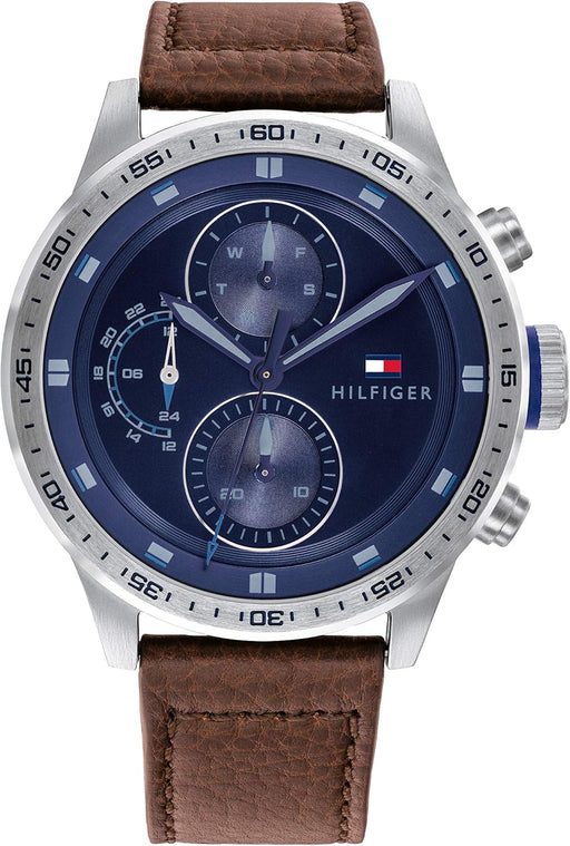 TRENT Men Watch, Analog - BLUE / BROWN
