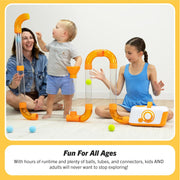 Fat Brain Toys Air Toobz- Air-Powered STEM Building for Kids & Teens, Kids Building, for 3+ Year Old