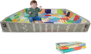 Infantino Foldable Soft Foam Mat - Multicolor Foam Mat