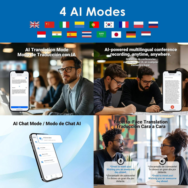 GetD AI Glasses, AI Assistant Powered by ChatGPT, Smart Glasses, Polarised Sunglasses, Bluetooth Smart Sunglasses for Men and Women, 2-in-1 Headphones and Glasses