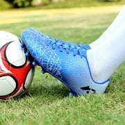 Football Boots Kids,FG/AG Soccer Athletics Training Shoes Men's Women's,Spikes Cleats Football Athletic Sneakers Boys Girls,Competition Trainers Fitness For Adult Youth,30-45 Size
