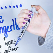 Pentel Maxiflo Whiteboard Marker, Fine bullet point, Red ink, (Pack of 12)