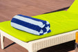 Bliss Casa Oversized Beach Towels (2 Pack, 90x180 cm) - Extra Large 100% Cotton Summer Pool Cabana Stripe Highly Absorbent & Soft Towel (Beach Towel - 2PC, Blue)