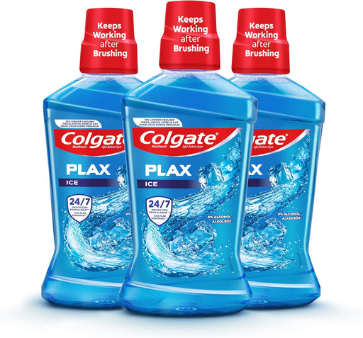 Colgate Mouthwash Freshmint 100 Ml - Ice 3 x 500ml