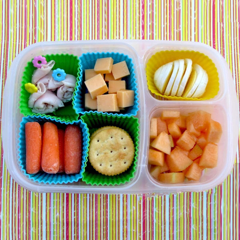 40 Pcs Silicone Lunch Box Dividers, Bento Bundle Dividers For Kids Accessories(Mixed Colors)