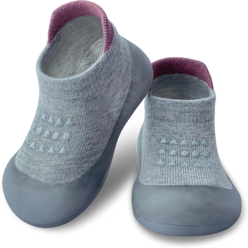 Dookeh Baby Sock Shoes Boys Girls First Walking Shoes Non-Slip Slippers Soft Sole Sneakers Toddler Infant Babygirl