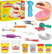Play-Doh Drill 'N Fill Dentist Toy For Kids 3 Years And Up; Comes With 8 Play Doh Modelling Compound Pots, Non-Toxic, Assorted Colours; Art & Craft Toys For Kids, Great Gift For Boys & Girls - Drill 'n Fill Dentist
