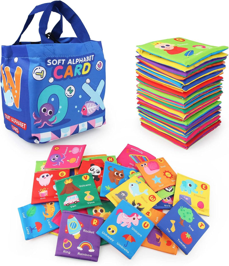 Jenilily Montessori Toys for 1 Year Old, Cloth Fishing Game, Boy Girls Toys Gifts, Baby Toys 6 to 12-18 Months, Baby Stacking Cups