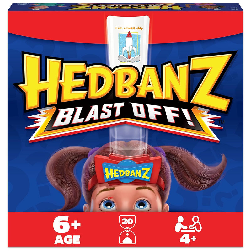 Spin Master Games Hedbanz Blast Off! Guessing with 25 Bonus Cards, for Kids and Families Ages 6 and up (Amazon Exclusive)