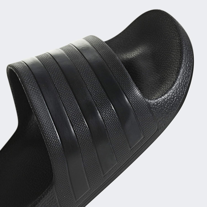 adidas Adilette Aqua Unisex Adult Slides,Cblack/Cblack/Cblack, Size 46 EU