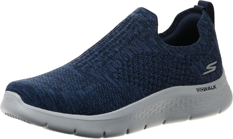 GO WALK FLEX mens Shoes - NAVY GRAY