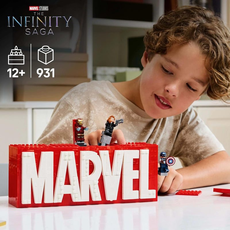 Marvel MARVEL Logo & Minifigures 76313