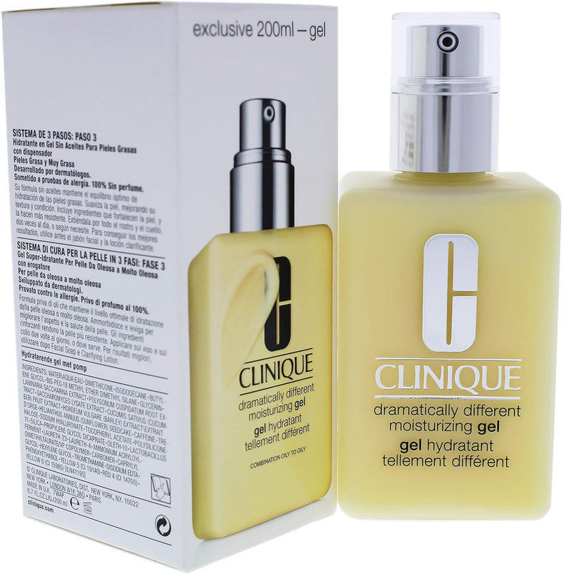 Dramatically Different Moisturizing Gel with Pump, Combination/Oily, 4.2 Ounce - 200 ml