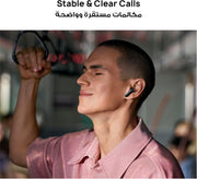 HUAWEI FreeBuds 7i Wireless Earbuds, Intelligent Active Noise Cancellation 4.0, Unlimited Spatial Audio, iOS & Android, Stable Clear Calls, 4 Ear Tips for Comfitable fit, Fast Charging, White - Pink
