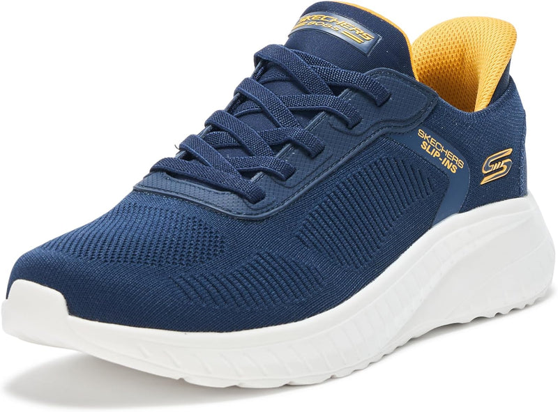 Men's Hands Free Slip-ins Squad Chaos-Solid Step Sneaker - Navy