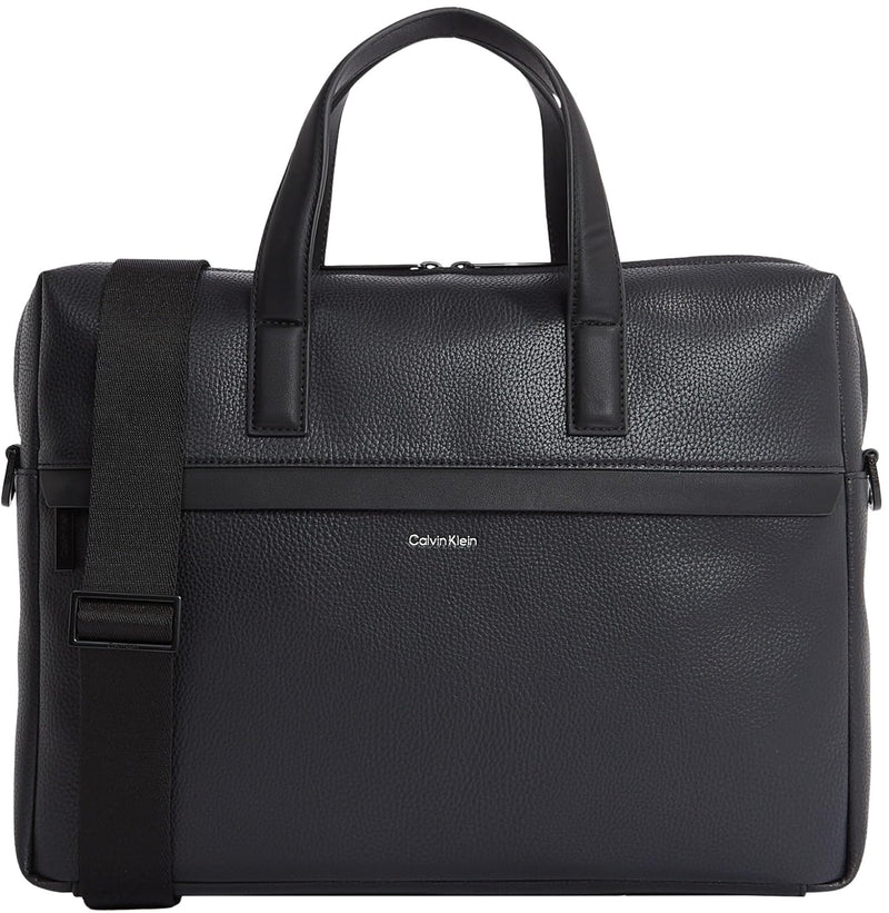 Calvin Klein Ck Must Laptop Bag Work Bags For Men Ck Black Os