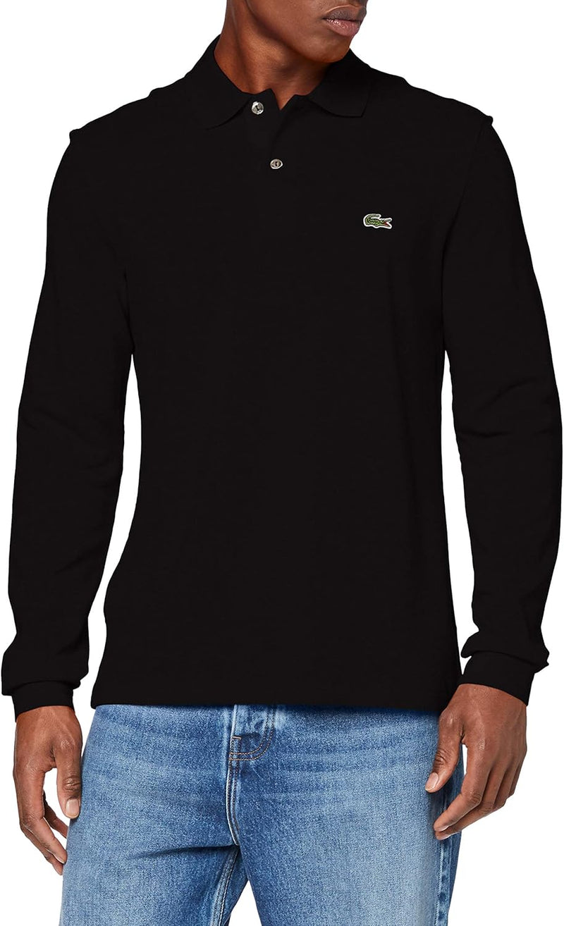 Mens Classic L1312 Longsleeves Polo Shirt (pack of 1) - Black (Noir)
