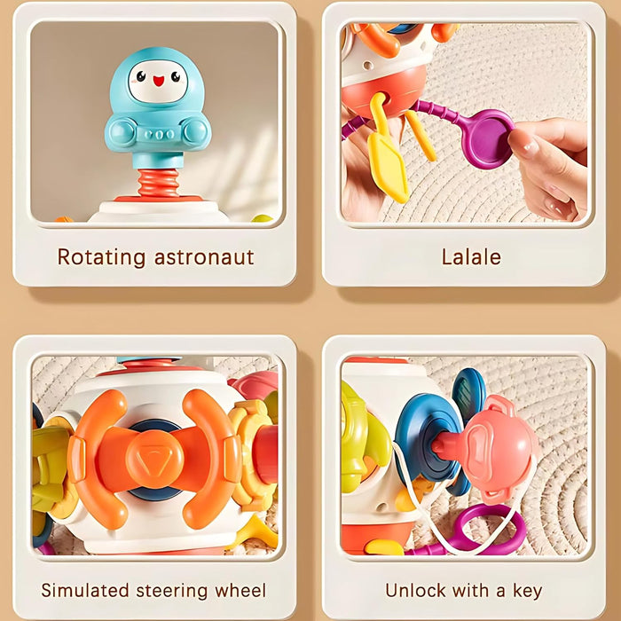 Twisoo Baby Sensory & Montessori Toys – Developmental Teething, Fidget & Activity Toys for Infants & Toddlers, Fine Motor Skill & Learning Playsets Multiple Styles (TOY-006-Red)