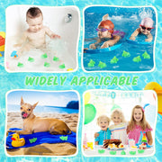 kymqlyw 30 Pcs Rubber Crocodile Bath Toy Bulk Mini Crocodile Toys Float and Squeak Crocodile Toy Crocodile Bathtub Toys for Baby Shower Halloween Christmas Birthday Party Supplies (2.8x2x1.8 inches)