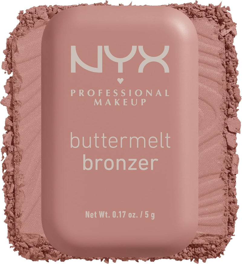 Buttermelt Bronzer, Powder Bronzer, 12 HR Wear, Fade Resistant & Transfer Resistant, Buildable, Vegan, Shade - All Butta'd Up, 1 Count - BUTTA CUP