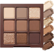 10 Colors Eyeshadow palette with Brush,eye shadow,makeup palette, Long-Lasting Waterproof,eye makeupMatte Naked Eye Shadow, Ultra-Blendable, Easy to use, Professional Matte, Rose Pink - Brown