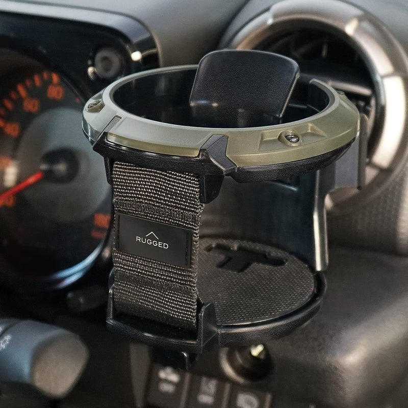 Car Cup Holder, Car Air Vent Cup Bottle Mount, Adjustable A/C Vent Drink Holder Stand for Coffee,Water,Juice,Tea - black