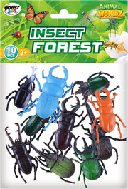PJ Power Joy Animal Worldz Insects 2-Inch 10Pieces - 20.5 cm (H) x 14 cm (L) x 2.5 cm (W)
