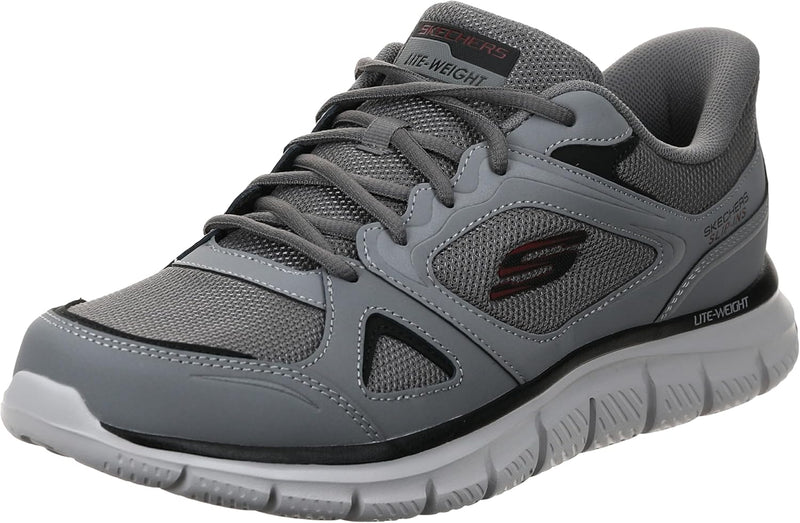 TRACK mens Shoes - CHARCOAL RED