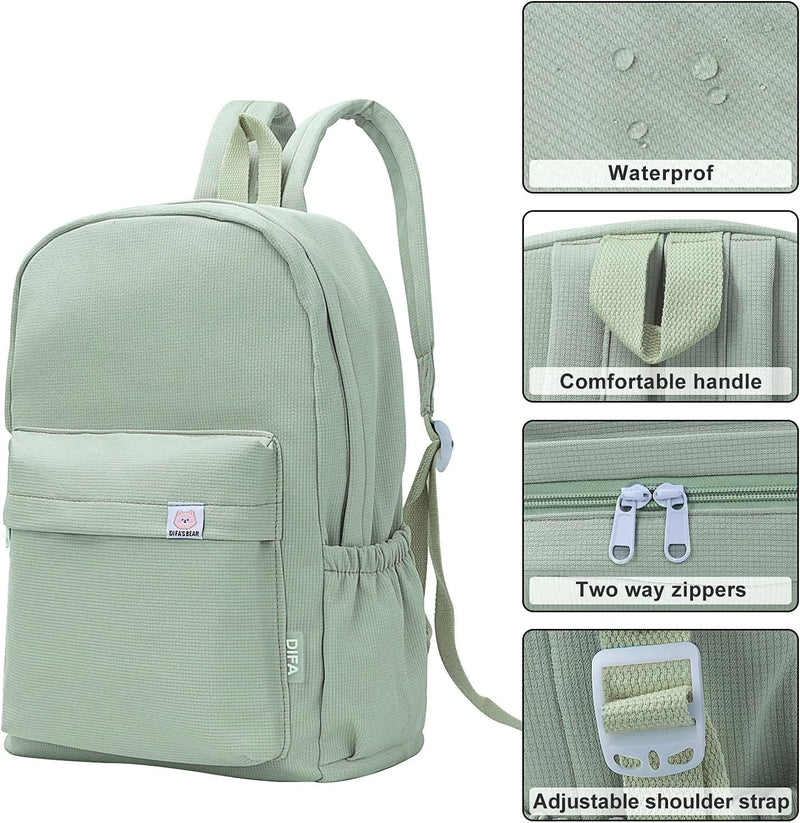 TIAASTAP Aesthetic Backpack School Bags for Teenage Girls Backpacks for School for Girls Women Backpacks for School College Backpack Back to School
