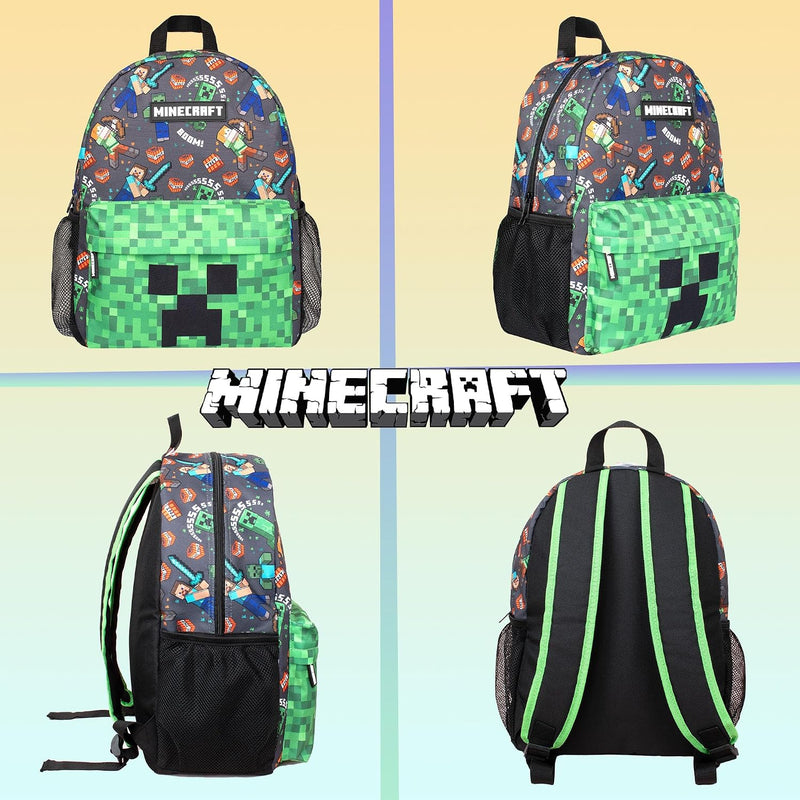 School Backpack for Boys and Girls Large A4 Multicompartment Rucksack Travel Bag with Mesh Pocket and Adjustable Padded Shoulder Straps