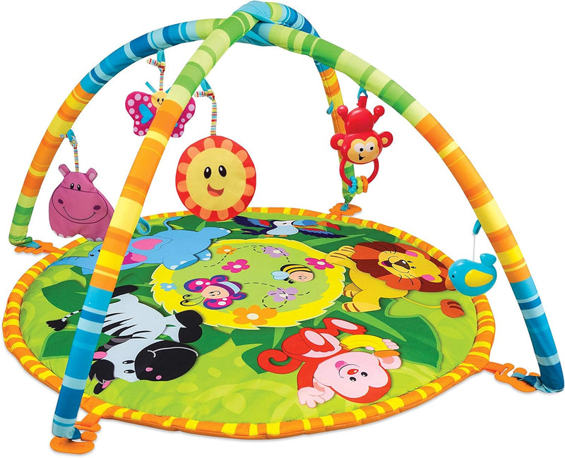 Winfun-baby toy jungle pals playmat, black
