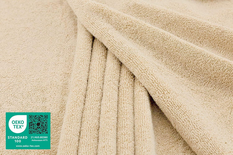 American Soft Linen GMSD 6-Piece 100% Turkish Genuine Cotton Premium & Luxury Towel Set for Bathroom & Kitchen, 2 Bath Towels, 2 Hand Towels & 2 Washcloths [Worth $72.95] - Rockridge Grey