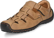 Men's Tan Fisherman Sandals - Beige