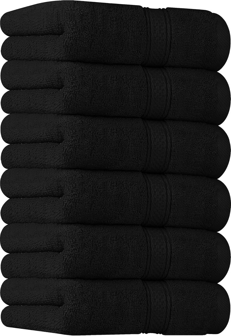 Utopia Towels - Premium Hand Towels - 100% Combed Ring Spun Cotton, Ultra Soft and Highly Absorbent, Extra Large Thick Hand towels 41 x 71 cm, Hotel & Spa Quality Hand Towels (6-Pack) (White)…