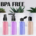 HYFY 9in1 Pack Travel Bottles Clear Plastic Squeeze Bottles Flip Cap Plastic Bottle Travel Bottle Set Shampoo Lotions Body Soap Creams Travel Bottles for Toiletries Kit Refillable Dispenser