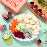 9 Pieces Sandwich Cutter and Sealer Set, Bread Decruster Pancake Maker DIY Cookie Cutters Vegetable Cutter Shapes for Kids, Ideal for School Lunch Boxes and Bento Boxes Boys Girls