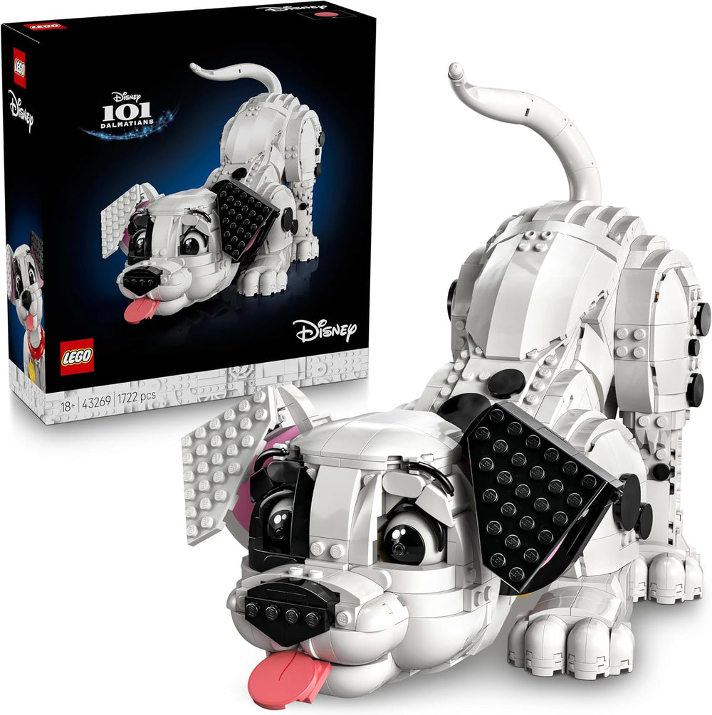 Disney 101 Dalmatians Puppy 43269 Customisable Figure Building Set for Adults, Transforms into 6 Dogs, DIY Home Decor, Gift for Fans, 1,722 Pieces