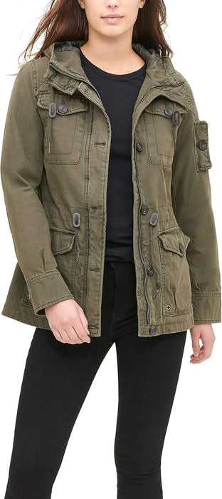 Levi's Women's Cotton Four Pocket Hooded Field Jacket (Standard & Plus Sizes)