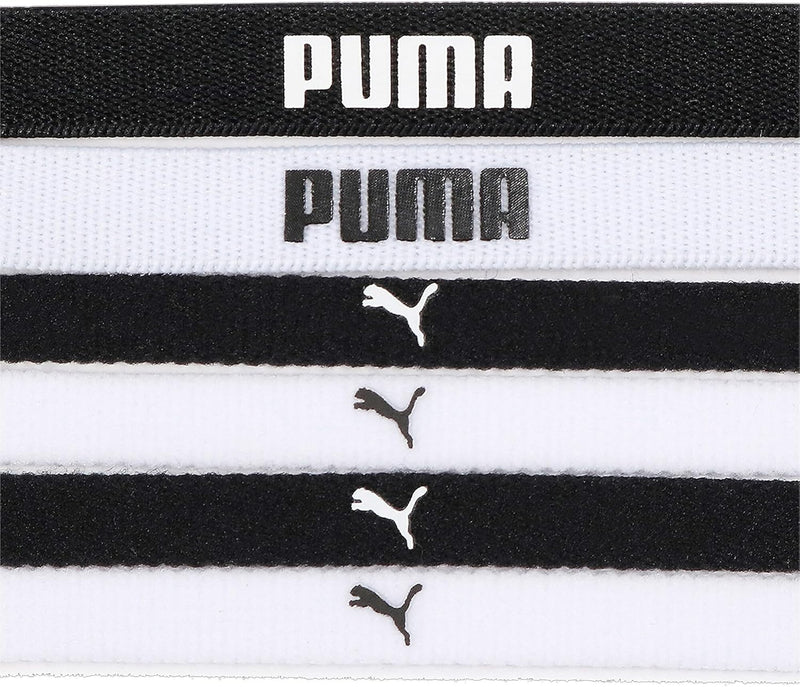 Womens Training Sportbands 6 Pack - Puma Black-Puma White X