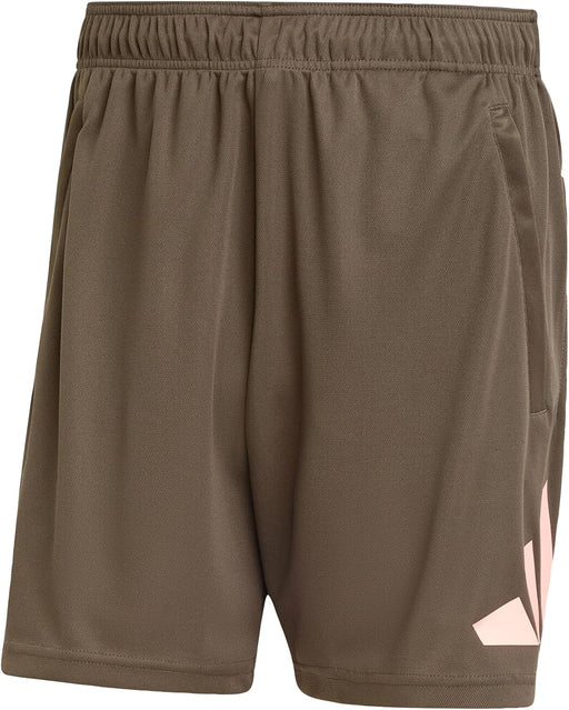 Mens Train Essentials Logo Training Shorts Shorts - Green