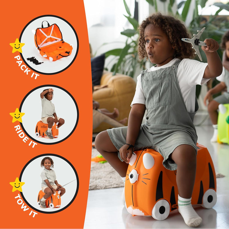 Trunki Harley The Ladybug Ride On Suitcase Red TI0092-GB01
