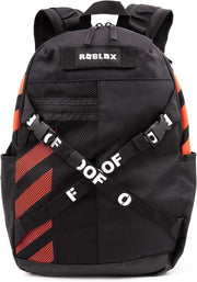 Roblox Backpack for Kids, Gamer School Bag with Iconic Roblox Characters, Padded Straps & Front Pocket