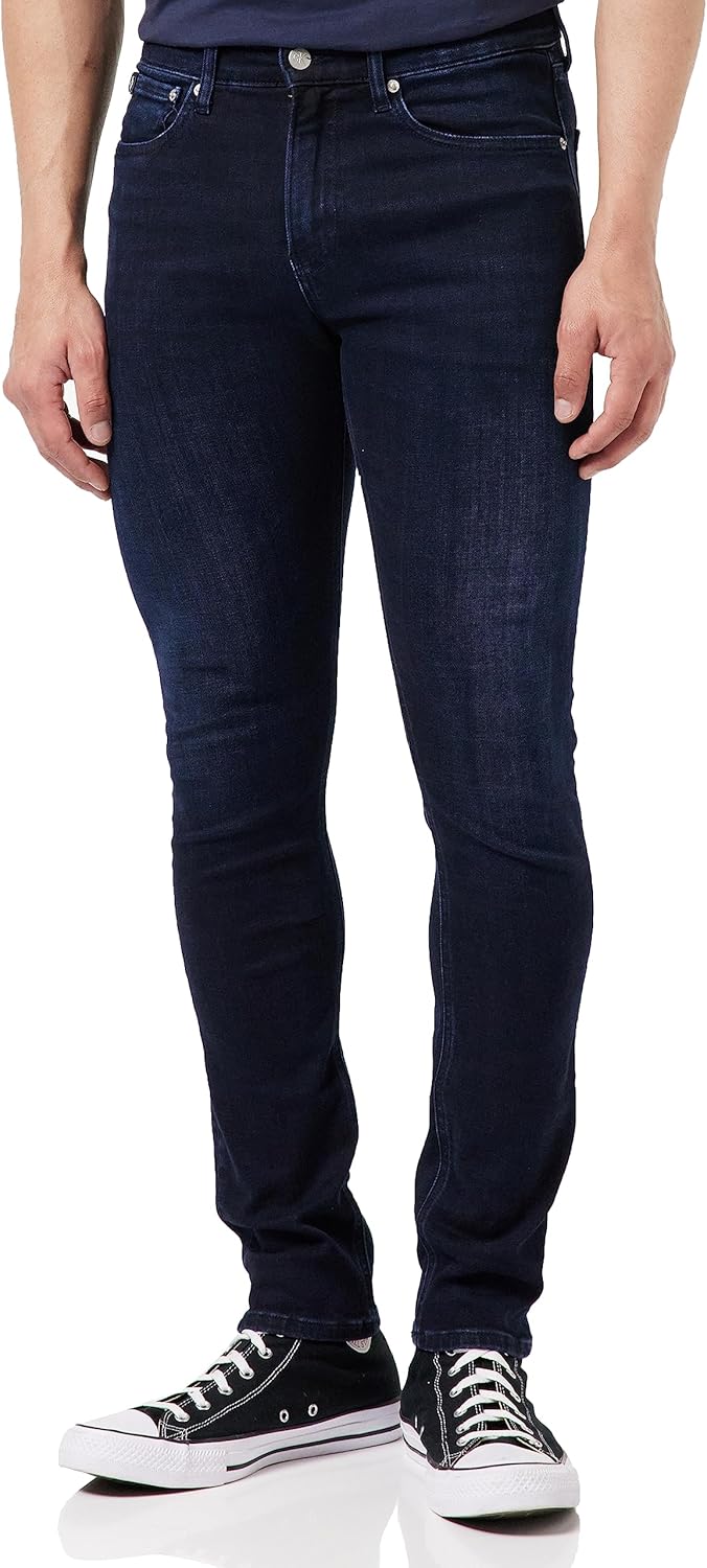 Men Skinny Denim Pants Skinny Denim Pants - Denim Dark