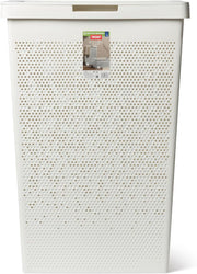 TATAY LAUNDARY HAMPER 40L BOHAL SKY WHITE, MADE IN SPAIN