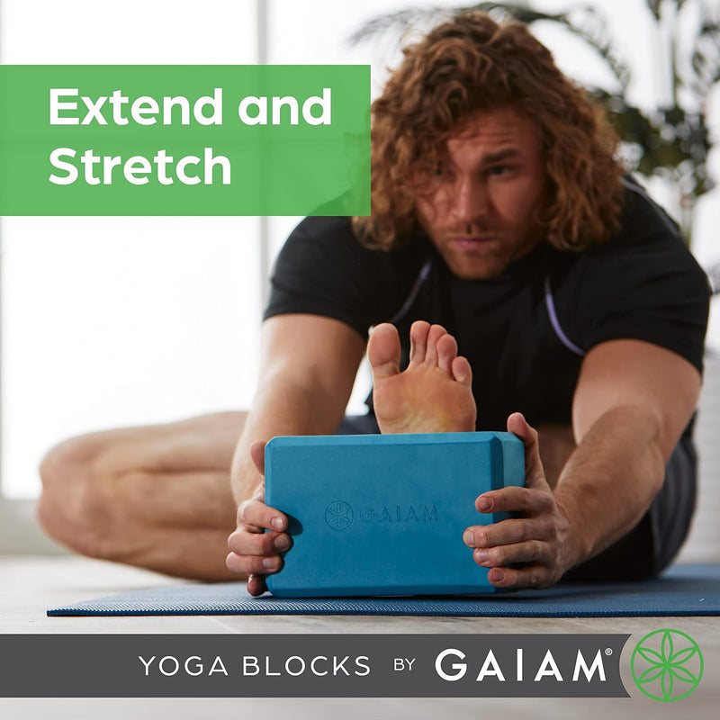 Yoga Block - Supportive Latex-Free EVA Foam Soft Non-Slip Surface for Yoga, Pilates, Meditation (Athenian Blush) (05-64086)