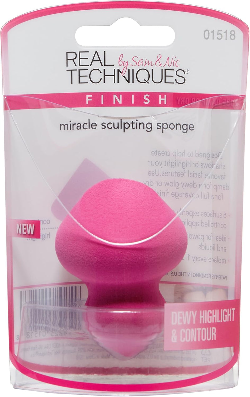 REAL TECHNIQUES Facial Makeup Brush - 13Ml (Packaging And Handle Model May Vary)