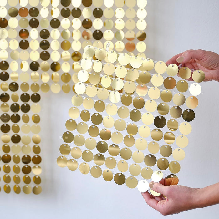 Ginger Ray Shimmer Wall Gold Backdrop Panels
