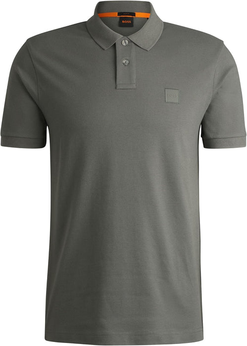 BOSS Men's Passenger Slim Fit Stretch Cotton Polo Shirt with Logo Patch