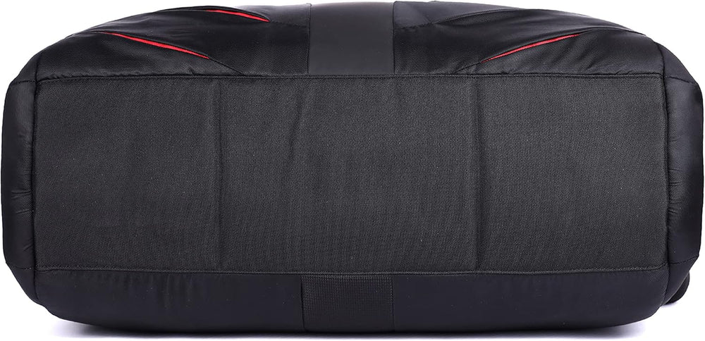 Magnum 38L Large Water Resistant Travel Duffle Bag/Gym Bag/Sports Duffle for Men/Women - Black Red